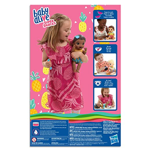 عروسک بیبی الایو مدل Baby Alive Snackin Lily-اسباب بازی